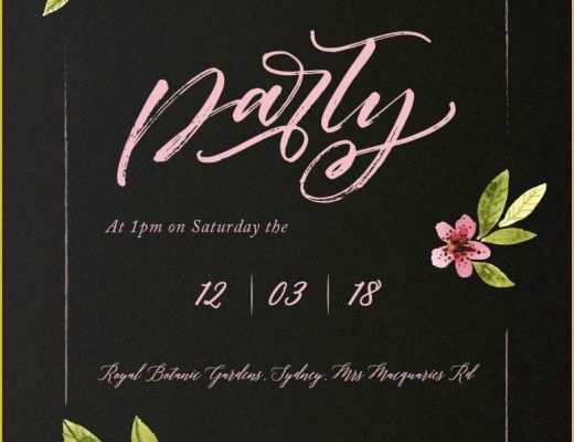 Flower Invitations Templates Free Of Our top 10 Birthday Invitation Templates for Teenagers