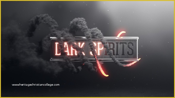 Flying Pictures after Effects Template Free Of Dark Spirits by Divided We Fall