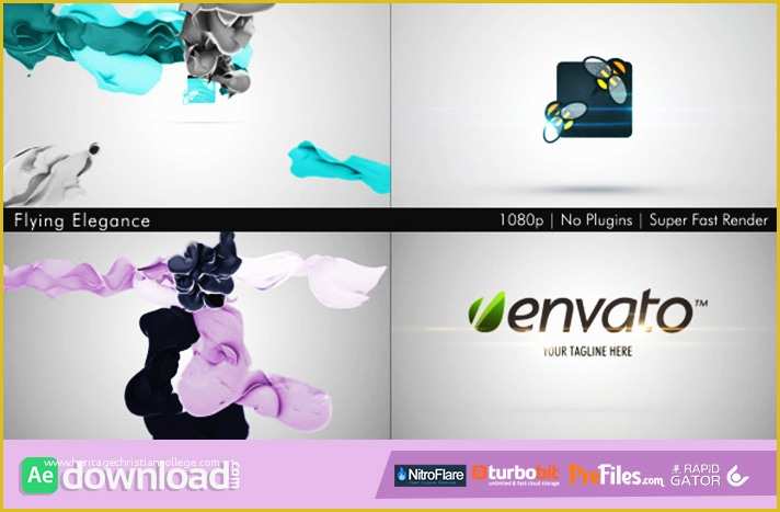 Flying Pictures after Effects Template Free Of Flying Elegance Logo Reveal Videohive Template Free