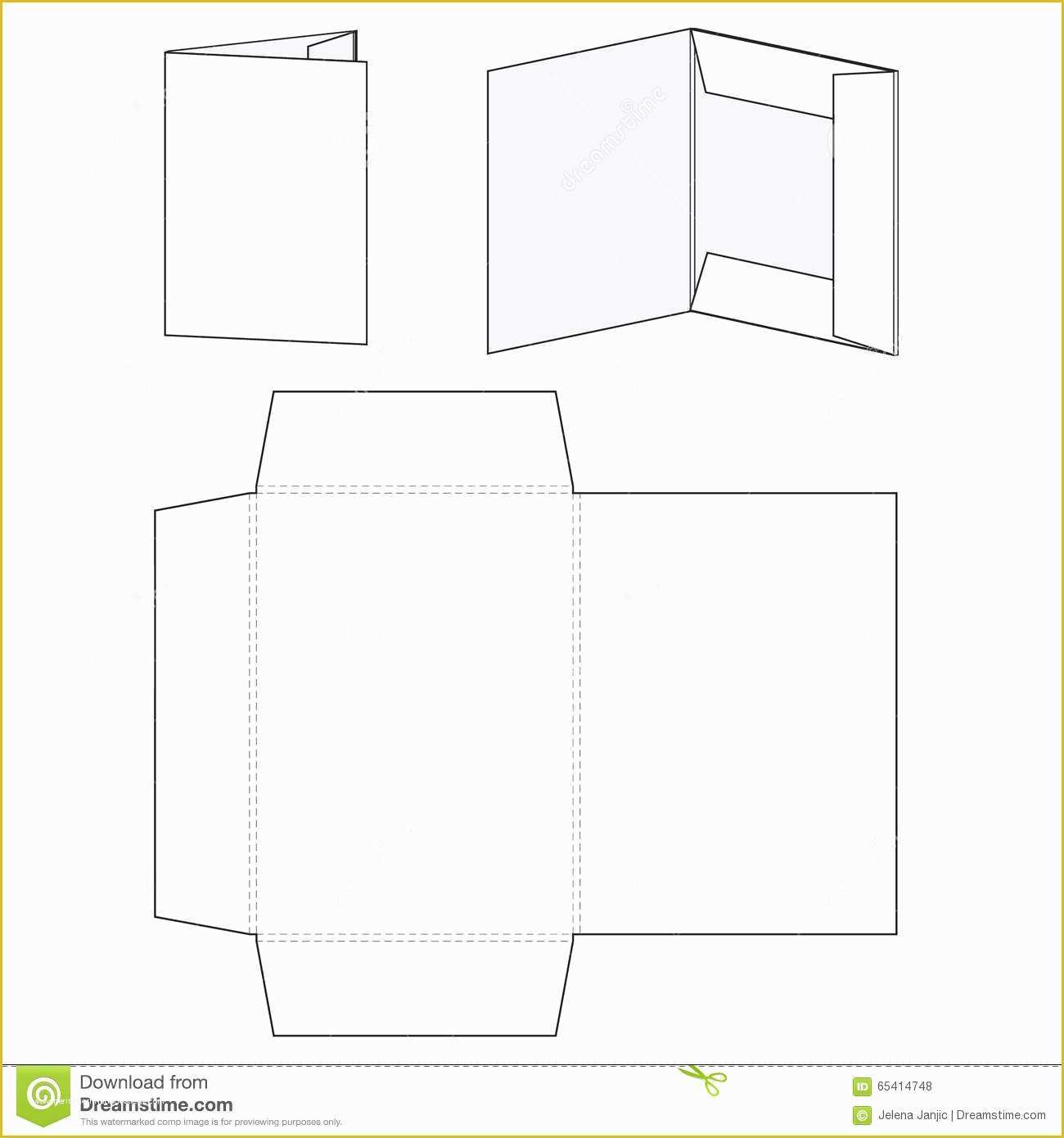Folder Design Template Free Of Blank Folder Template Stock Vector Illustration Of