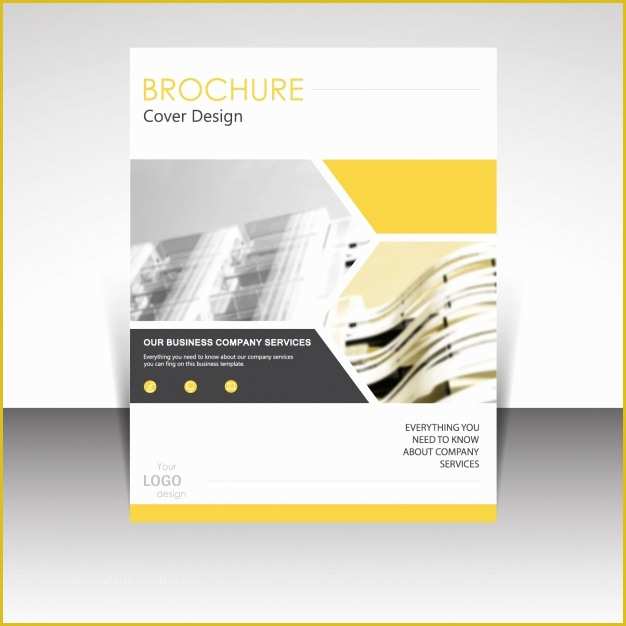 Folder Design Template Free Of Brochure Template Design Vector