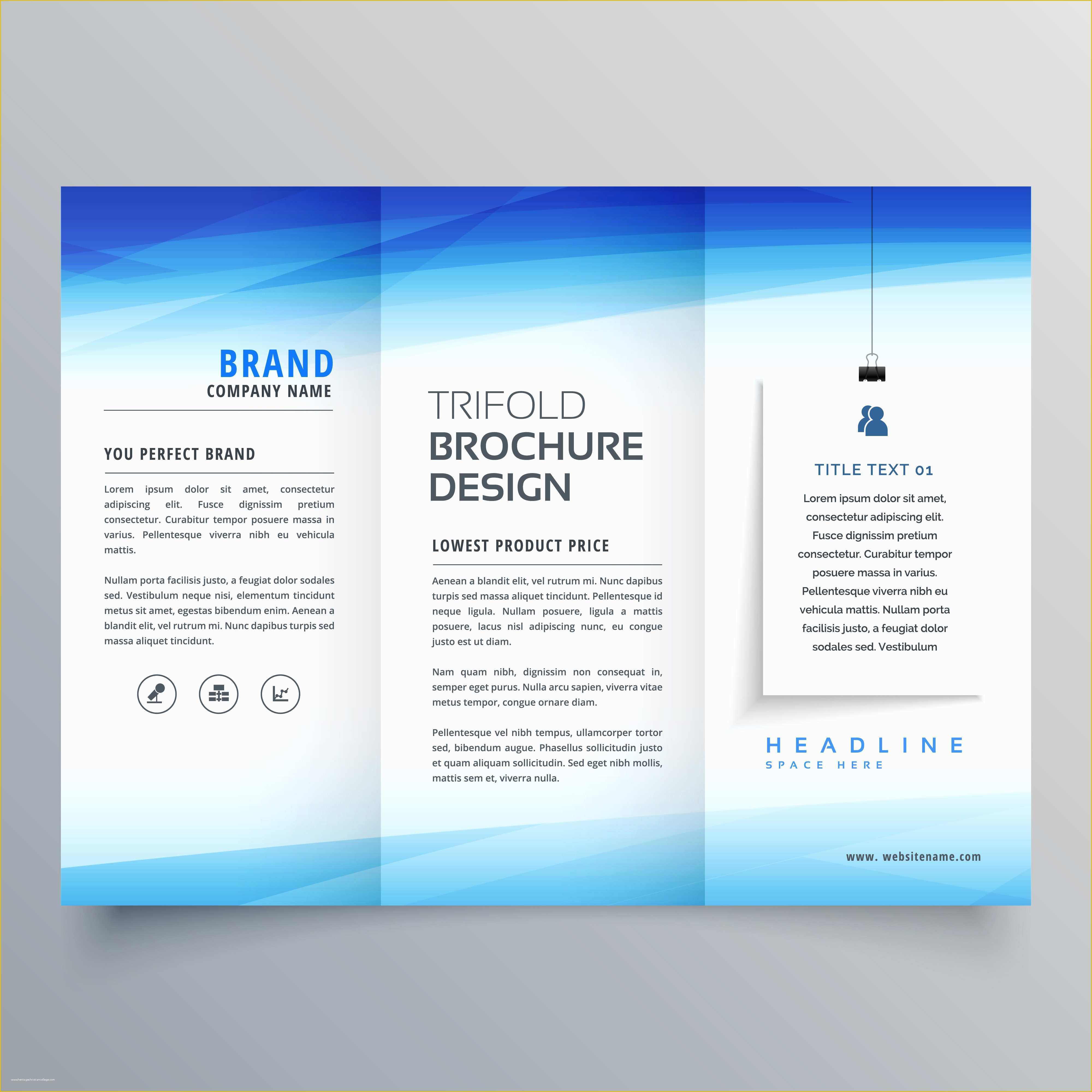 Folder Design Template Free Of Elegant Trifold Brochure Design Template Download Free