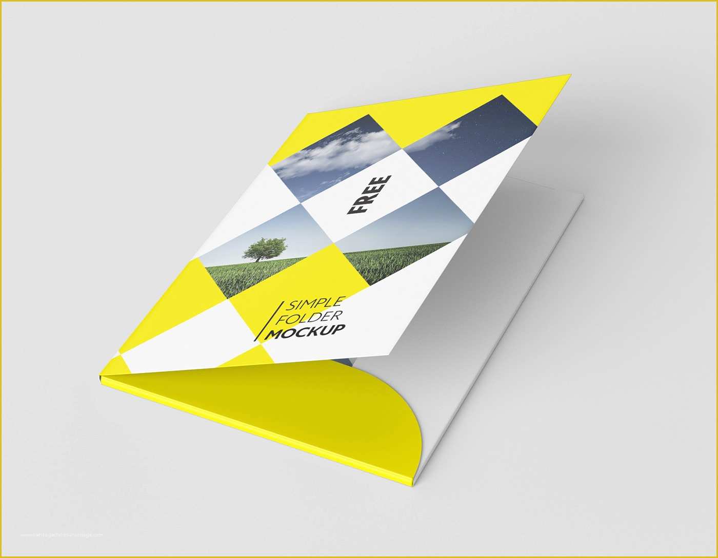 Folder Design Template Free Of Free Folder Mockup On Behance