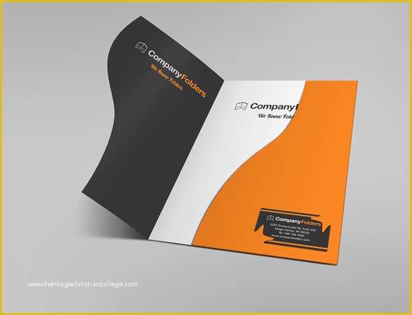 Folder Design Template Free Of [free Psd] Corporate Folder Mockup Template On Behance