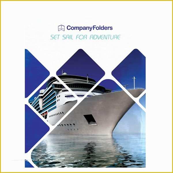 Folder Design Template Free Of Free Template Cruise Ship Adventure Presentation Folder