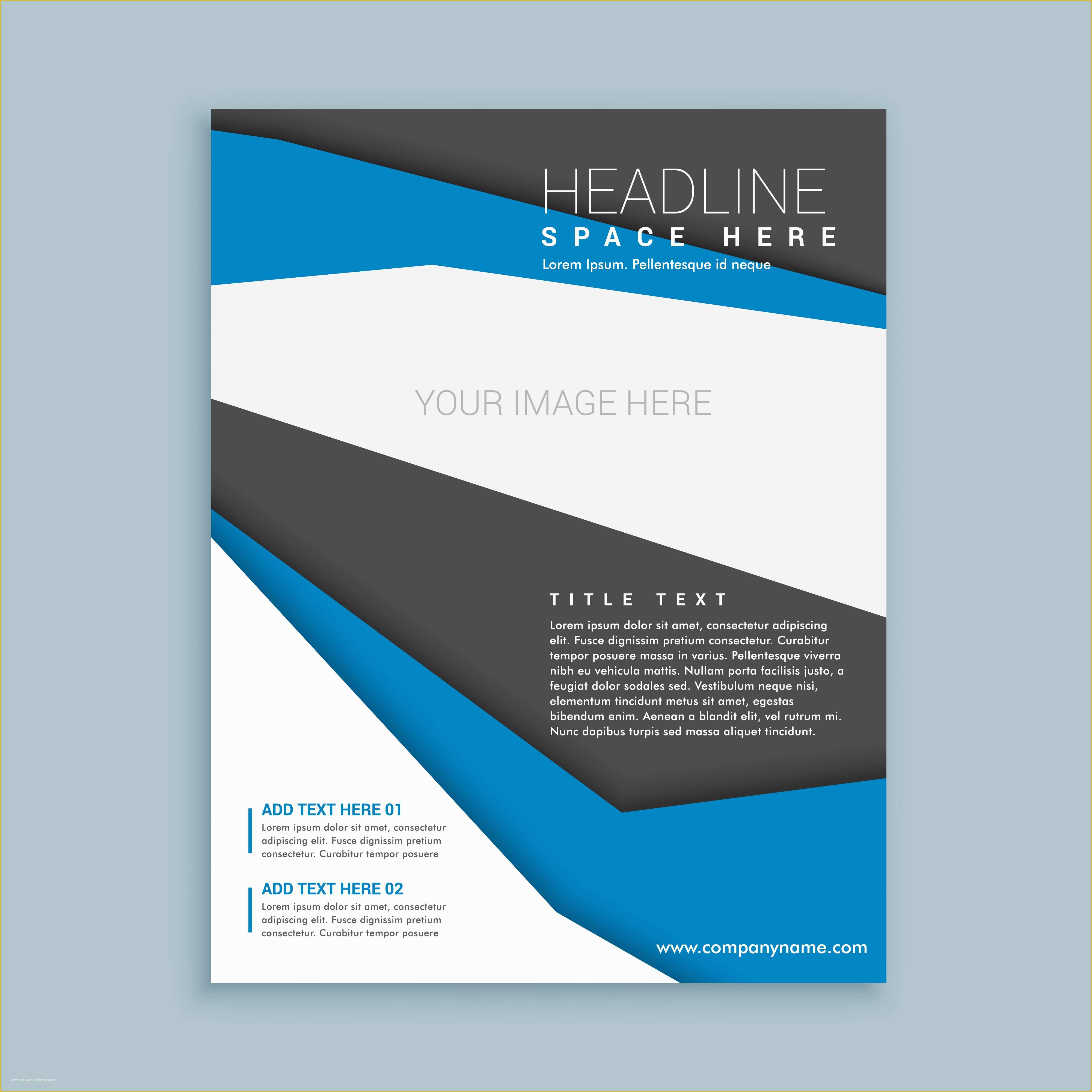 Folder Design Template Free Of Modern Brochure Flyer Template Download Free Vector Art