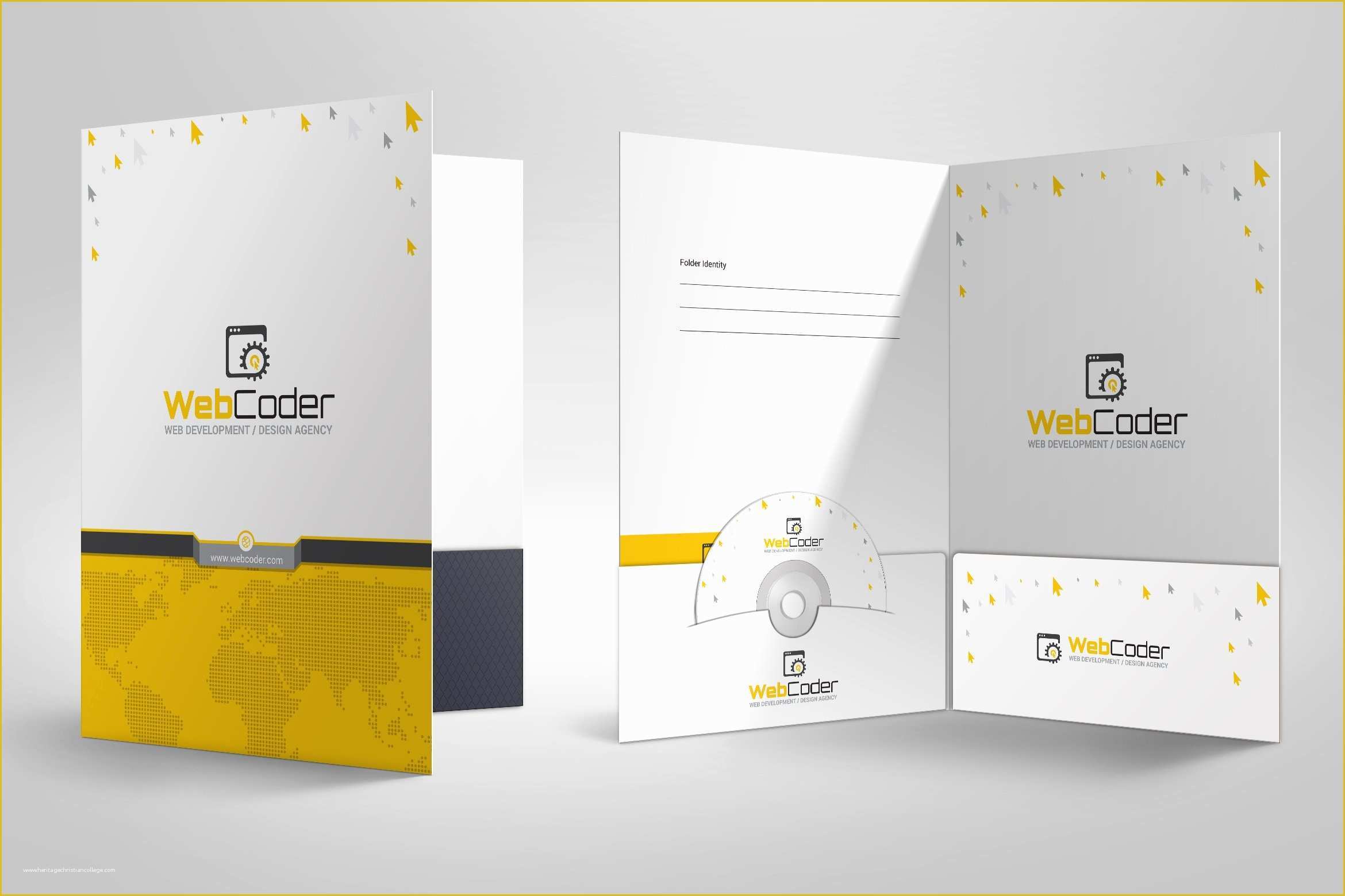 Folder Design Template Free Of Presentation Folder Design Template Stationery Templates