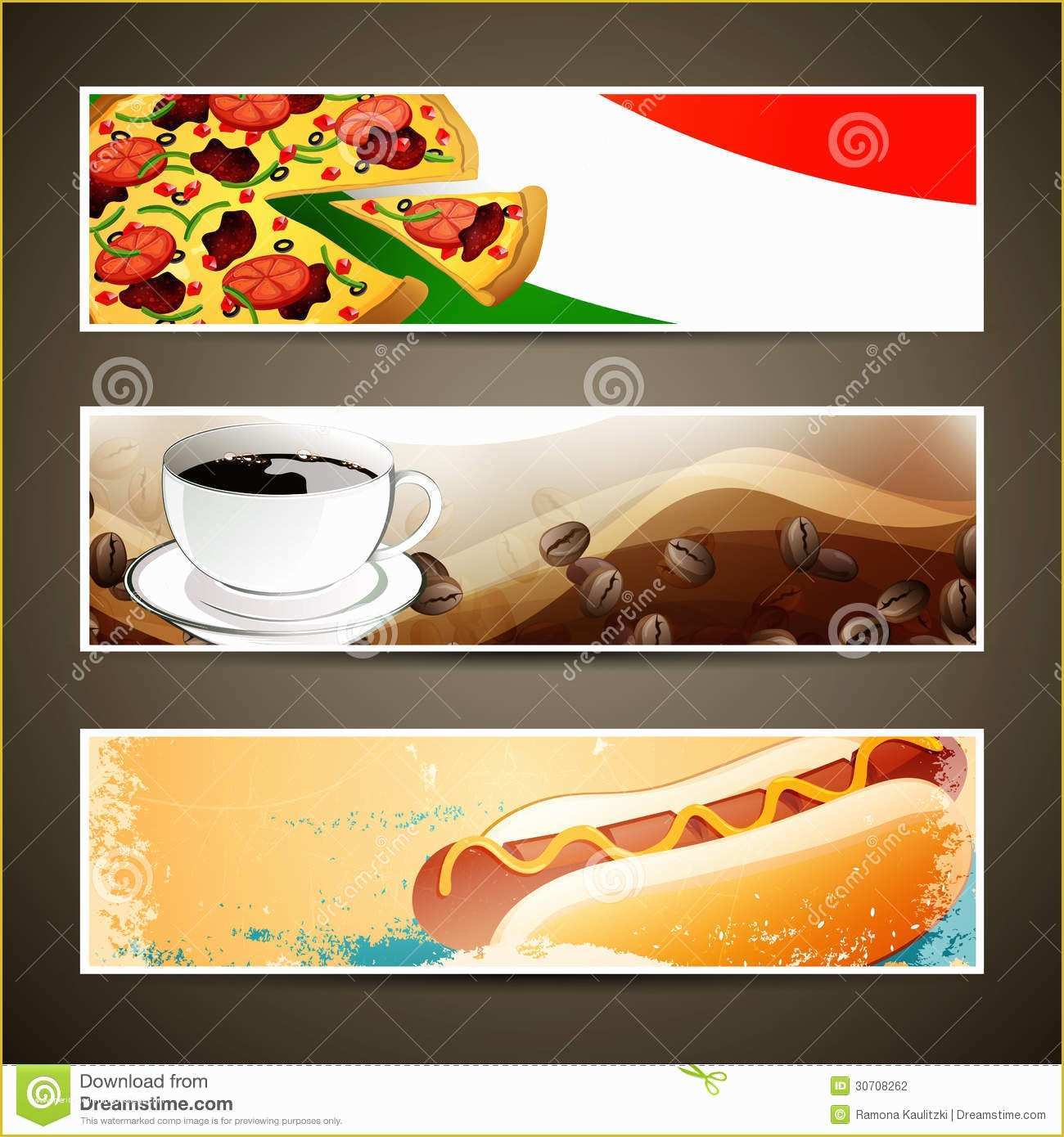 Food Banner Design Template Free Of Food and Coffee Templates Stock Graphy Image