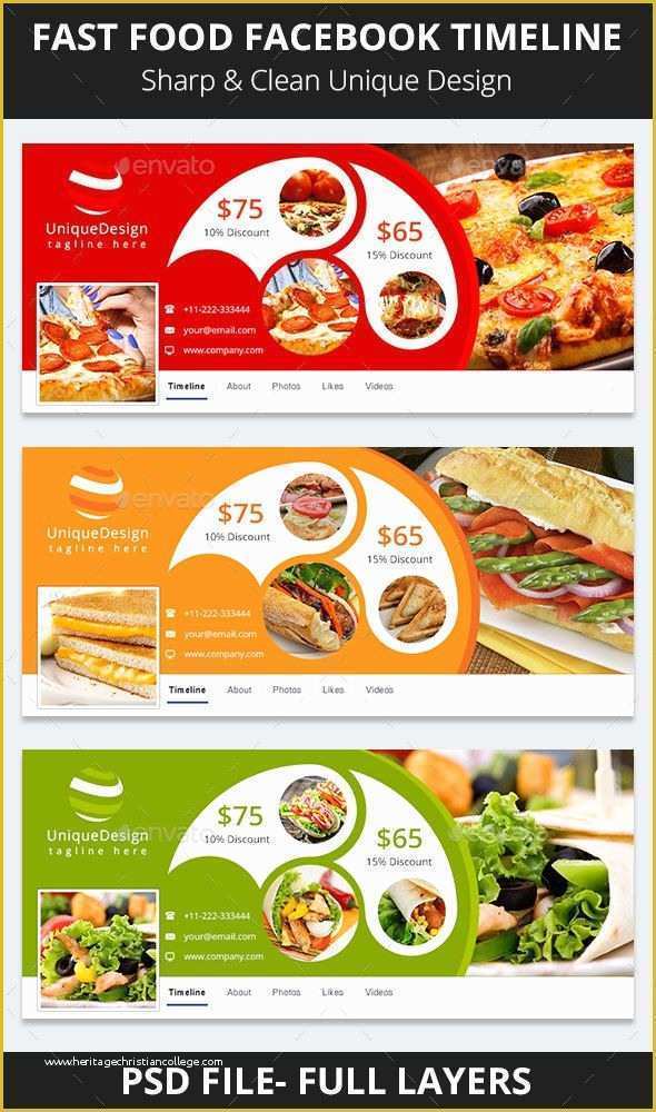 Food Banner Design Template Free Of Pin by Best Graphic Design On Timeline Cover