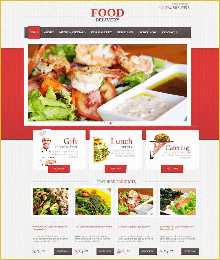 Food Delivery Website Templates Free Download Of 17 Line Food ordering &amp; Delivery Website Templates