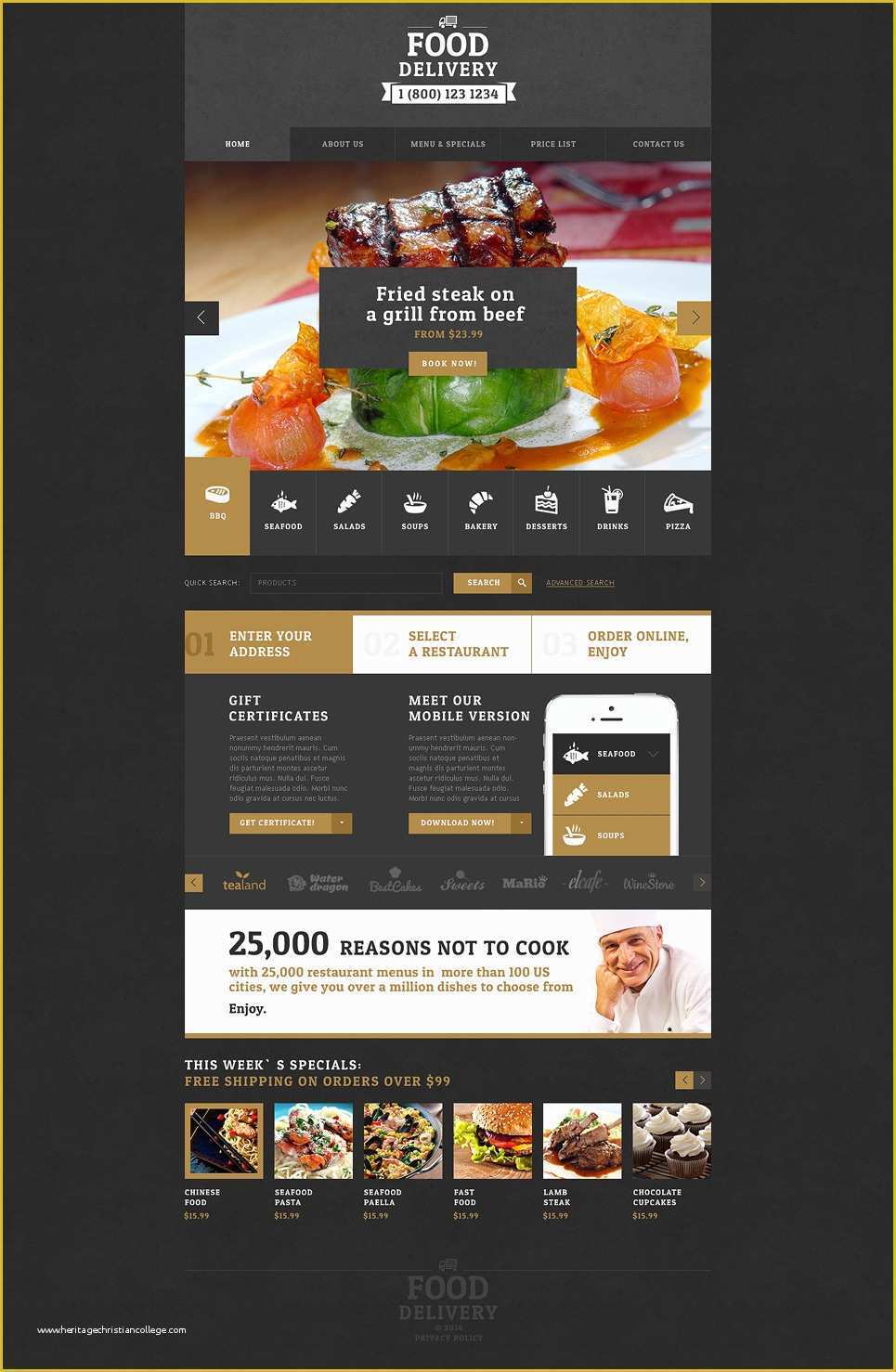Food Delivery Website Templates Free Download Of Delivery Services Responsive Website Template