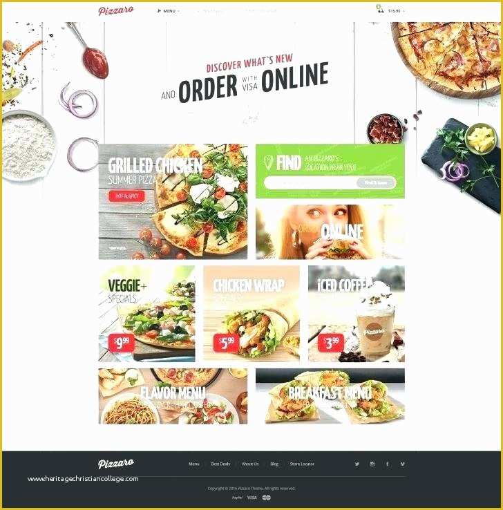 Food Delivery Website Templates Free Download Of Food Delivery Template