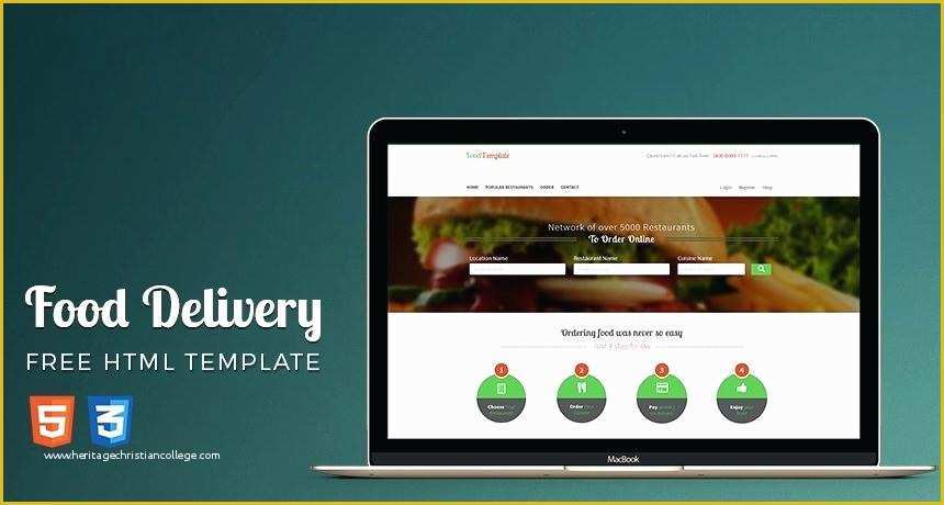 Food Delivery Website Templates Free Download Of Food Delivery Website Template Best Free Responsive
