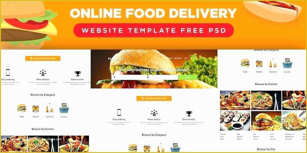 Food Delivery Website Templates Free Download Of Pizza Website Template Free Restaurant A Restaurant