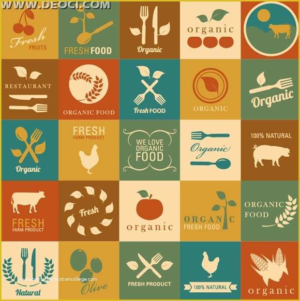 Food Label Design Template Free Of 25 Vintage Agricultural Label Design Vector Eps Free