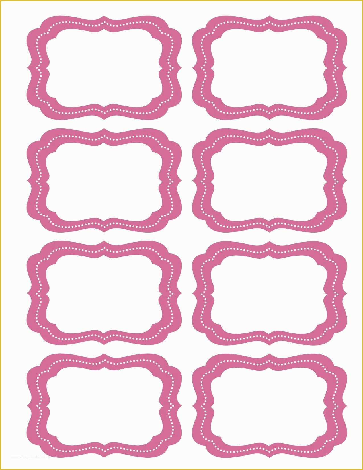 Food Label Design Template Free Of Free Printable Bag Label Templates