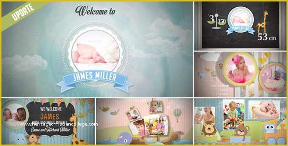 Food Menu Slideshow after Effects Template Free Download Of Birth Announcement Baby Album by Creativethings