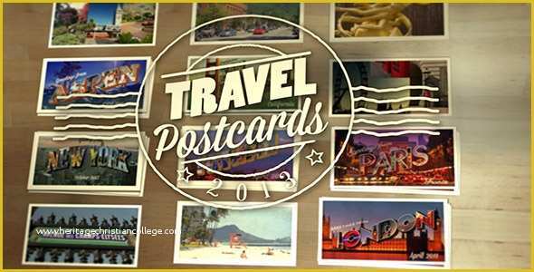 Food Menu Slideshow after Effects Template Free Download Of Travel Postcards by Fluxvfx