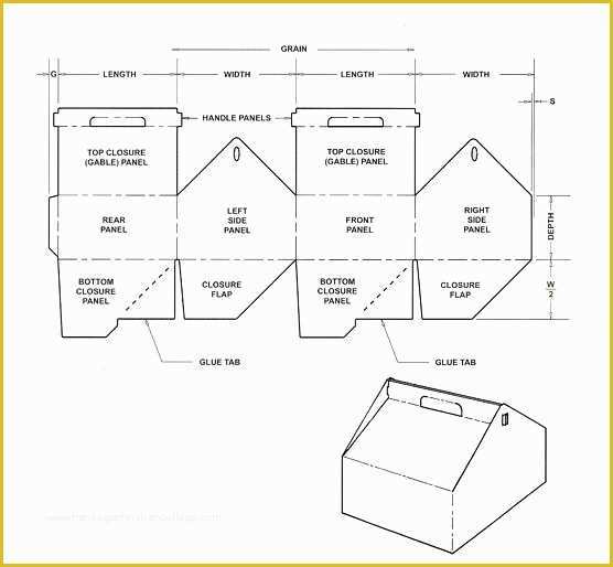 Food Packaging Design Templates Free Of Box Templates