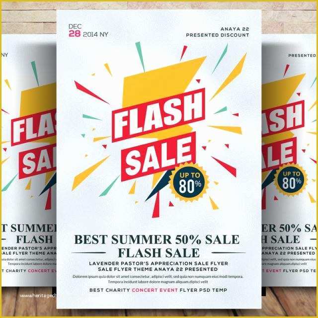 For Sale Flyer Template Free Download Of Sales Promotion Flyer Psd Template for Free Download On