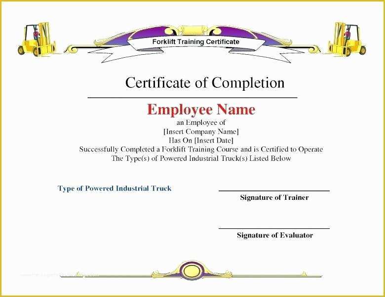 Forklift Certification Card Template Free Of forklift Certification Wallet Card Template 6 Resume