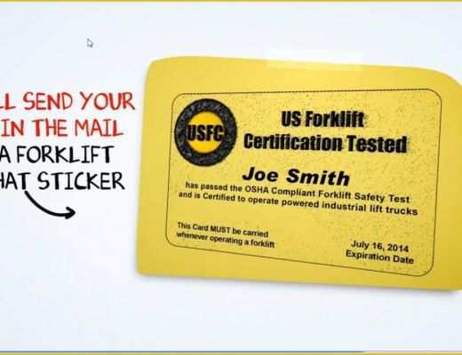 Forklift Certification Card Template Free Of Line forklift Certification Usforkliftcertification