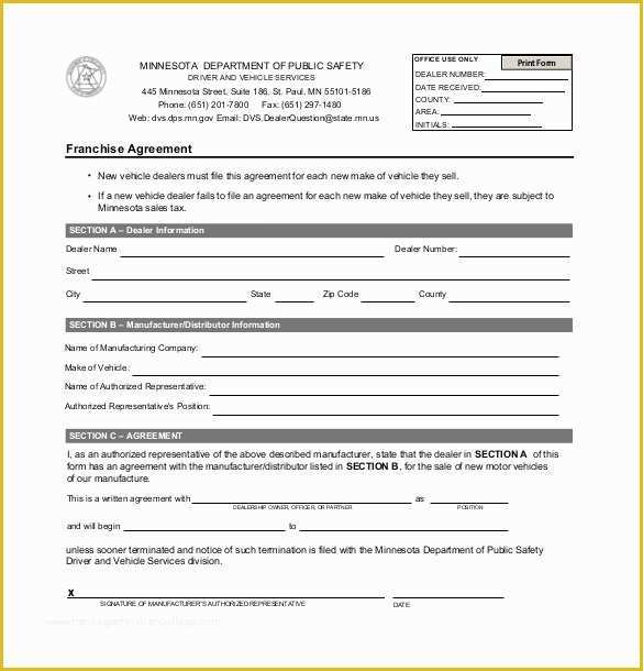 Franchise Agreement Template Free Download Of 20 Franchise Agreement Templates – Free Sample Example