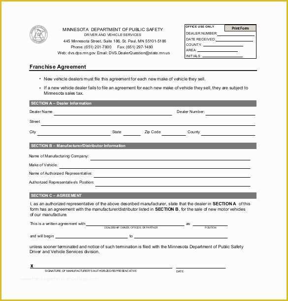 Franchise Agreement Template Free Download Of 20 Franchise Agreement Templates – Free Sample Example