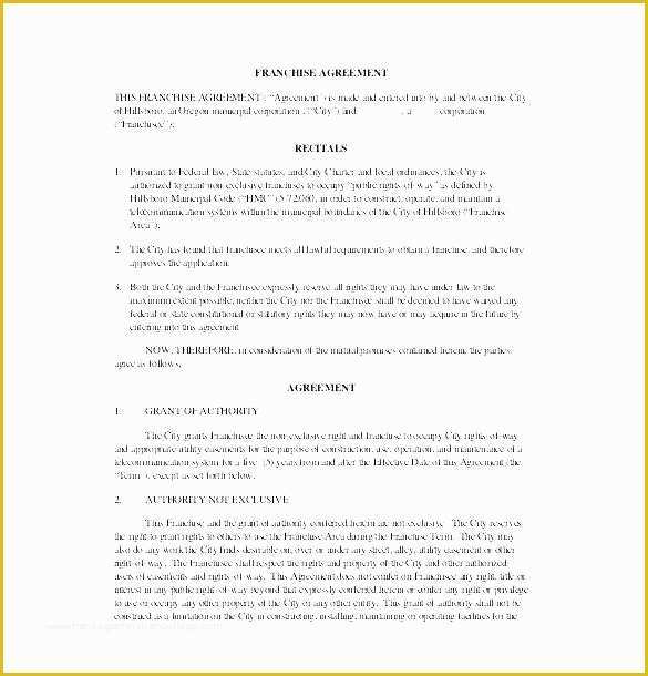 Franchise Disclosure Document Template Free Of Franchise Contract Template Best Disclosure Document