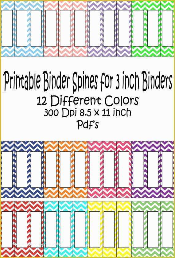 Free 1 Binder Spine Template Of 6 Best Of Printable Binder Spine Chevron Binder