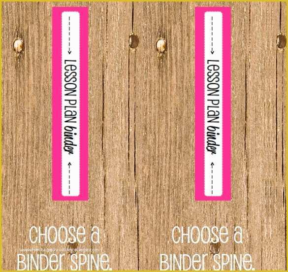 Free 1 Binder Spine Template Of 6 Sample Binder Spine Templates