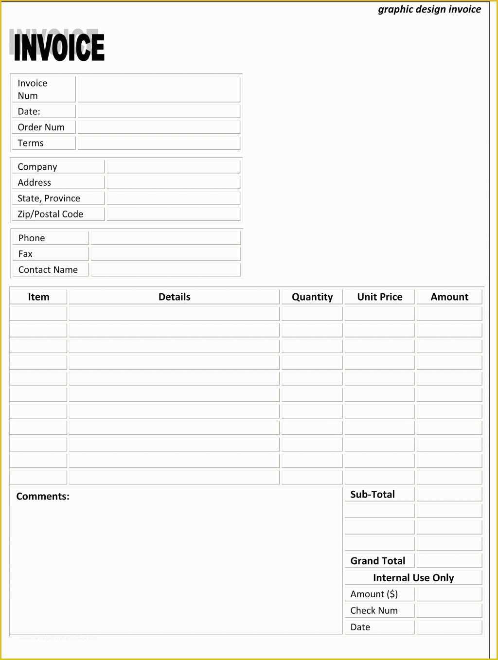 Free 1099 Misc Template Word Of 1099 Invoice Template