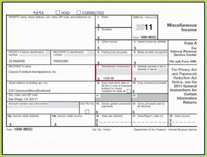 Free 1099 Misc Template Word Of 1099 Misc 2016 Free Template Template 2 Resume