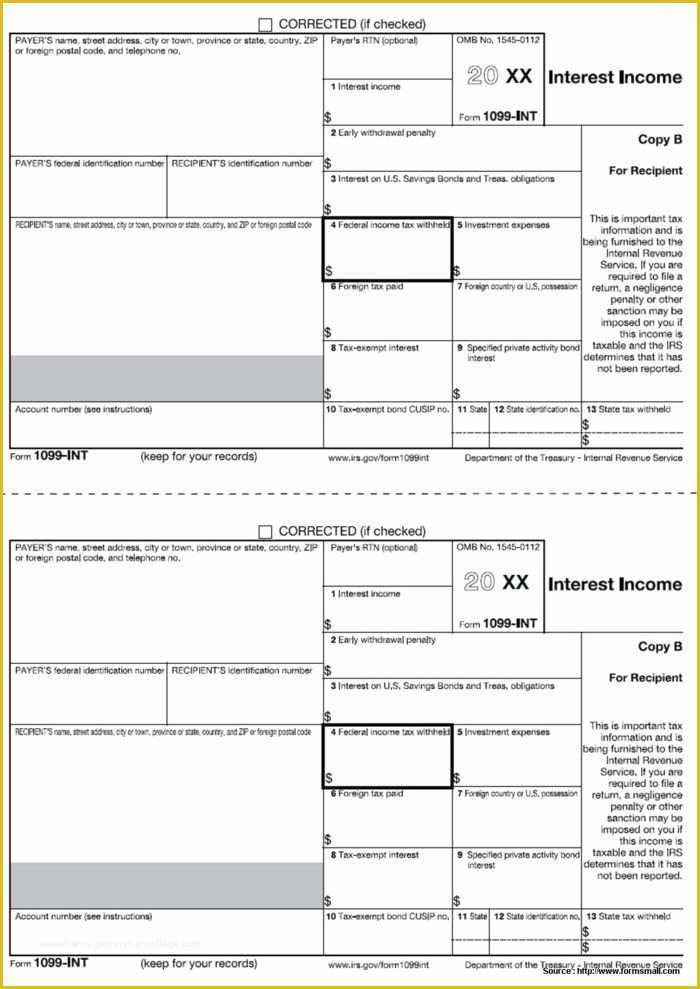 Free 1099 Misc Template Word Of 1099 Misc form 2015 Template Free Templates Resume