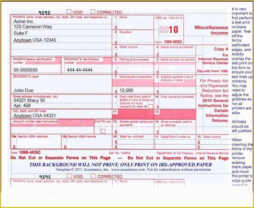 Free 1099 Misc Template Word Of 1099 Misc form Template Word Templates Resume Examples