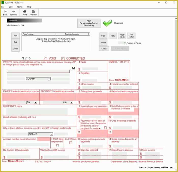 Free 1099 Misc Template Word Of 2014 form 1099 Misc Template Templates Resume Examples