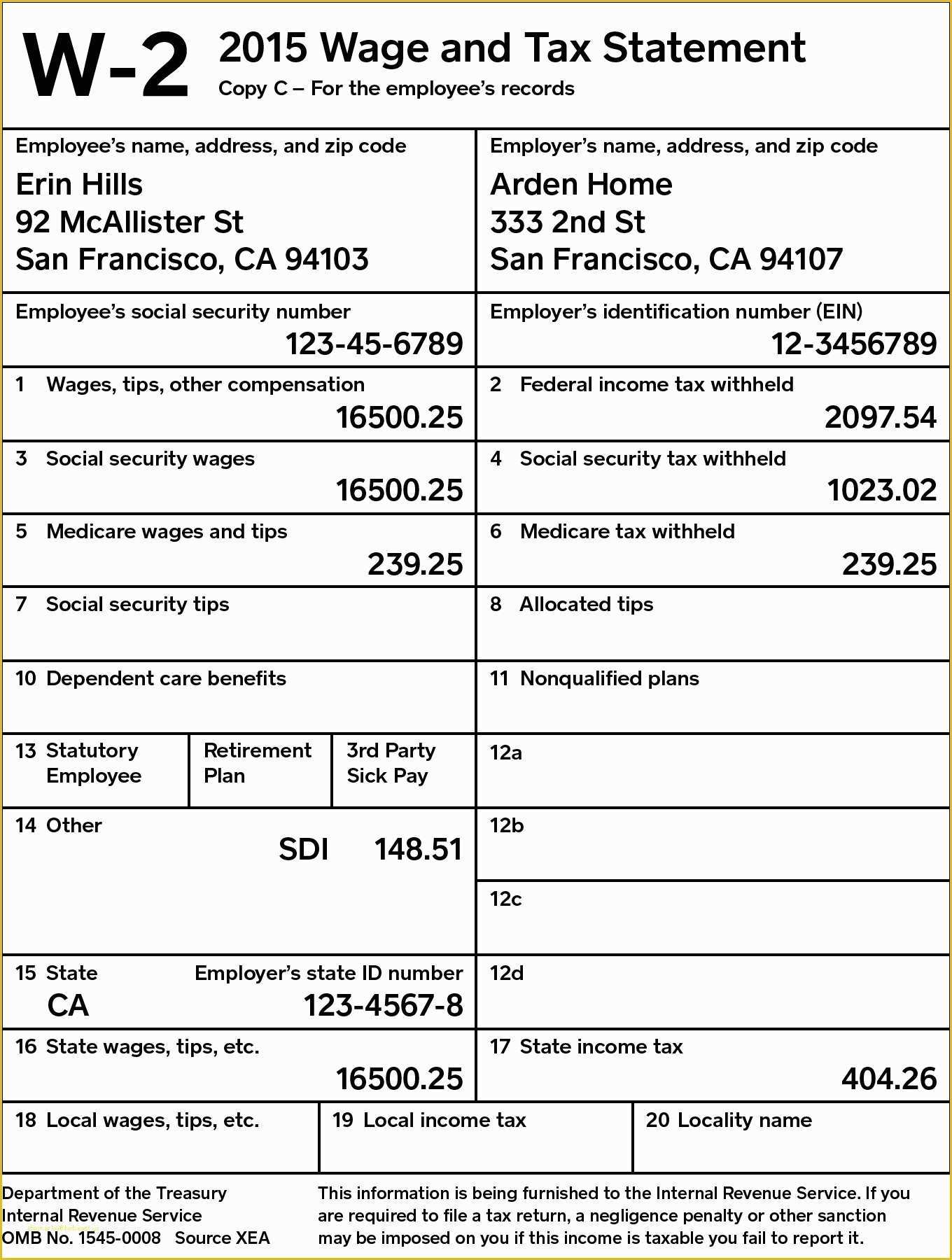 Free 2016 W2 Template Of 6 Adp Payroll Check Stub