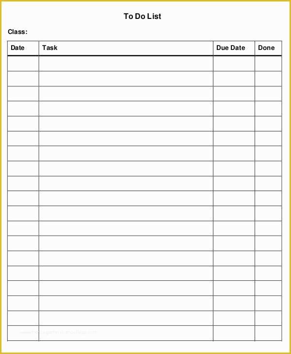 Free 2016 W2 Template Of Daily to Do List Template 7 Free Pdf Documents Download