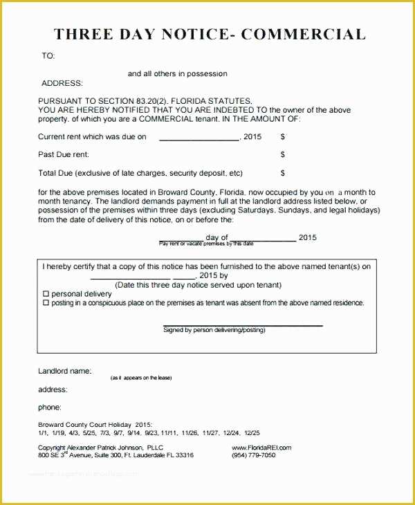 Free 3 Day Notice Template Of 3 Day Eviction Notice California 3 Day Notice to Pay