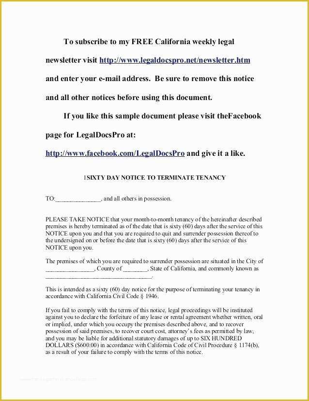 Free 3 Day Notice Template Of 3 Day Eviction Notice California Lodger Agreement form