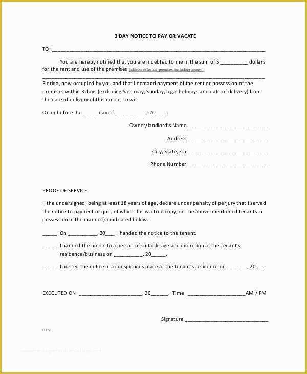 Free 3 Day Notice Template Of Free Landlord Rental forms for Real Estate Ez Landlord