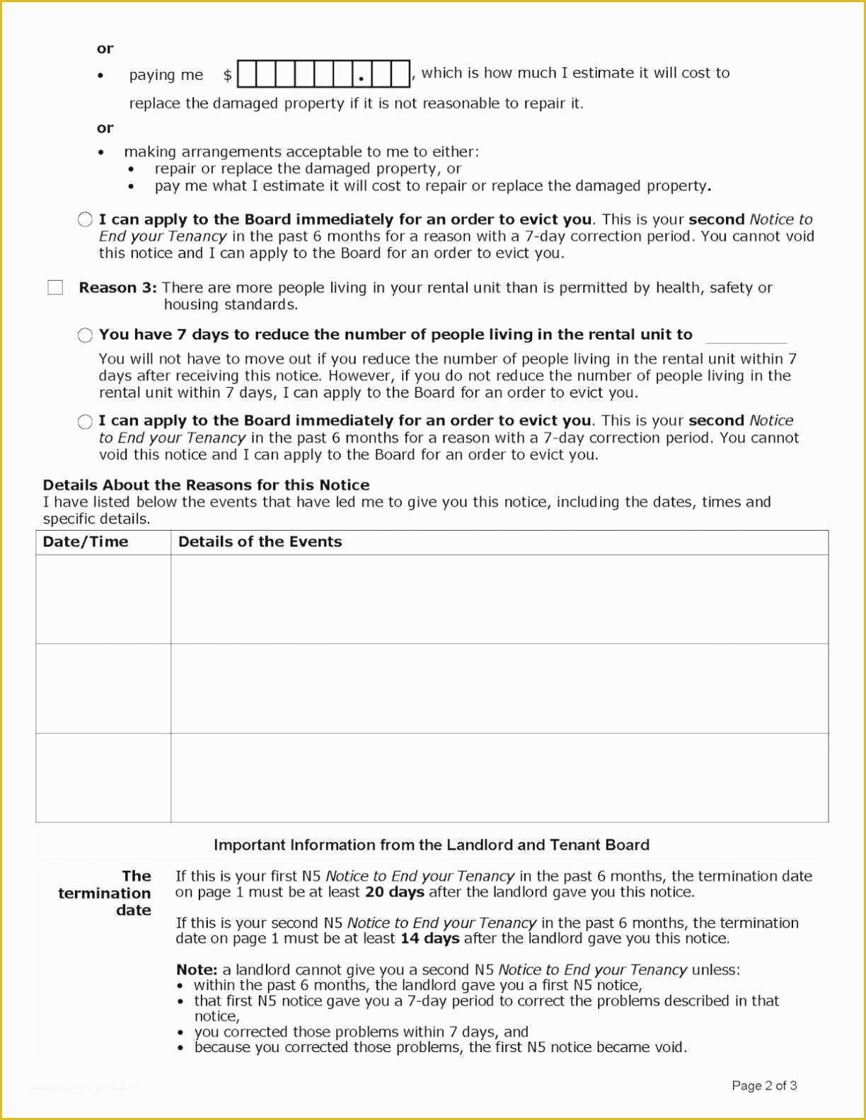 Free 3 Day Notice Template Of New Eviction Notice Template Fl