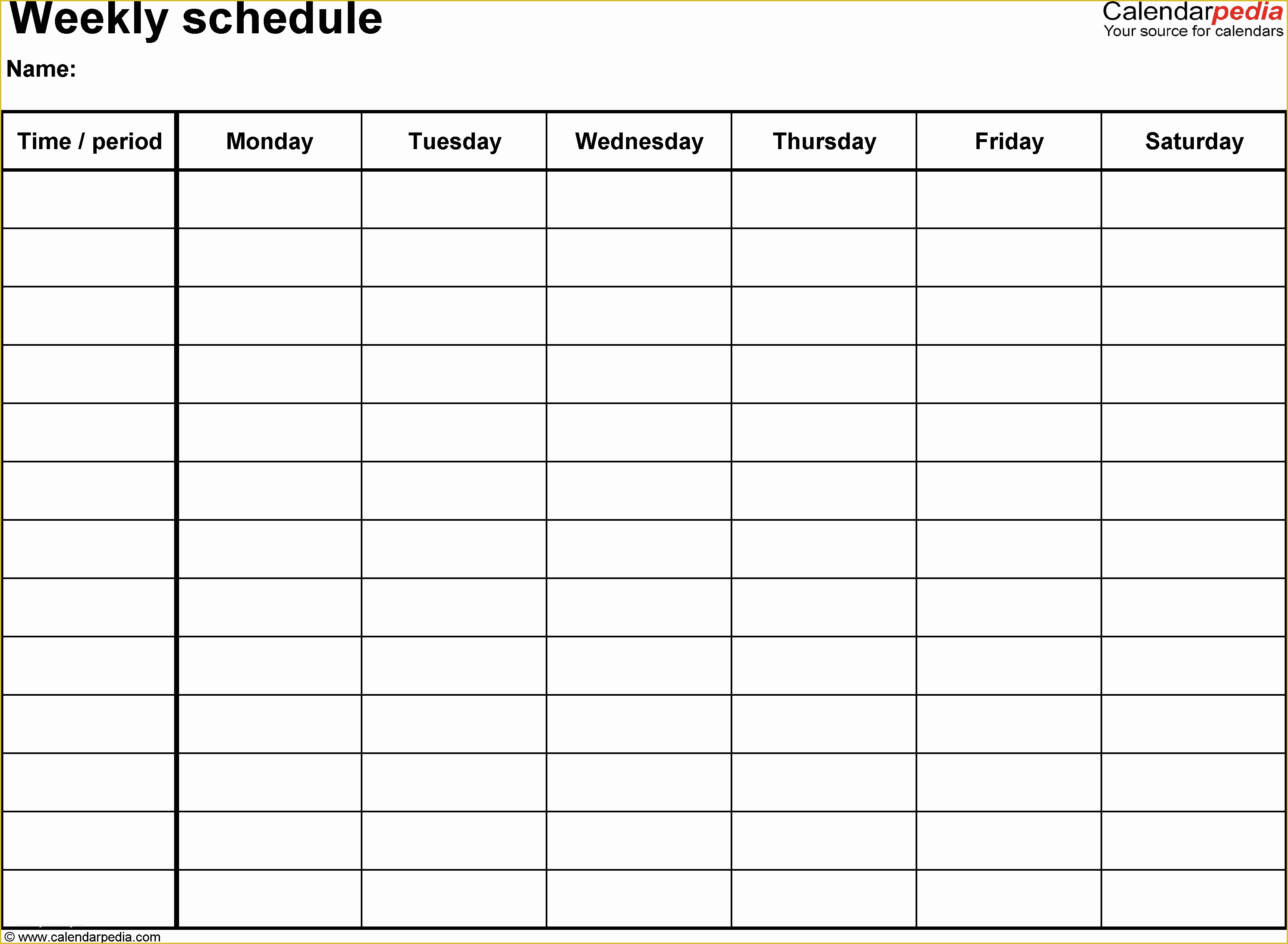 Free 3 Week Look Ahead Schedule Template Of Free Weekly Schedule Templates for Excel 18 Templates