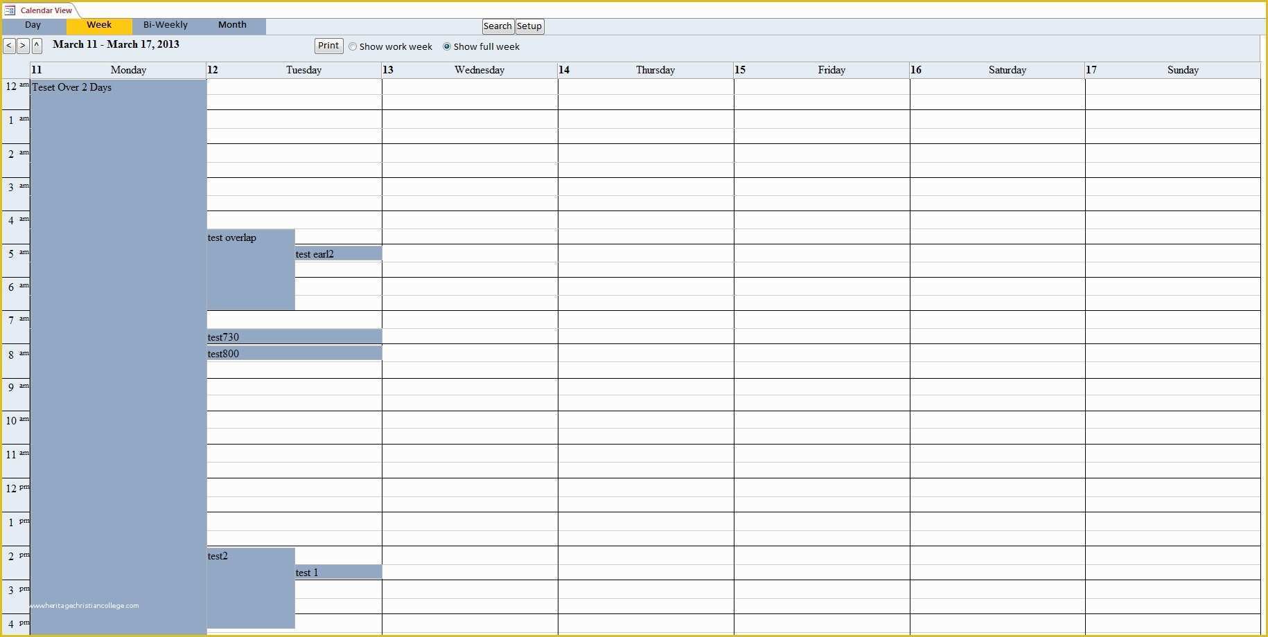 Free 3 Week Look Ahead Schedule Template Of Microsoft Access Schedule Template