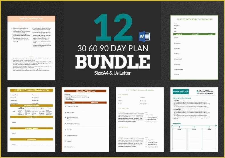 Free 30 60 90 Day Plan Template Word Of 12 Free 30 60 90 Day Plan Templates In Word