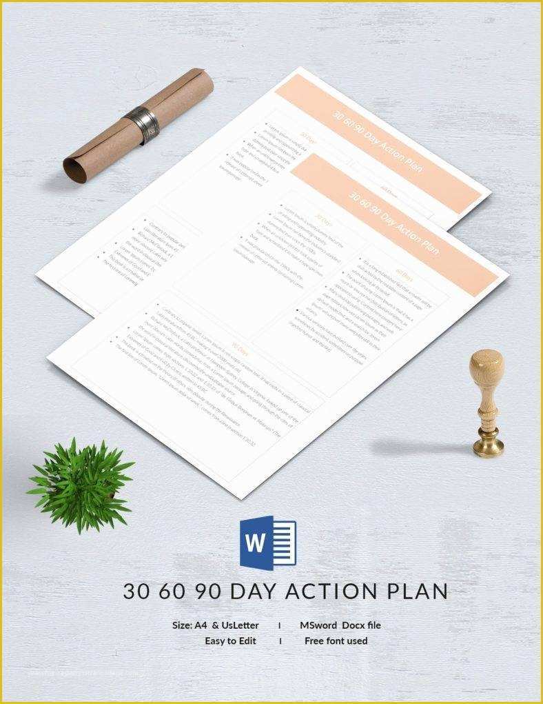 Free 30 60 90 Day Plan Template Word Of 12 Free 30 60 90 Day Plan Templates In Word