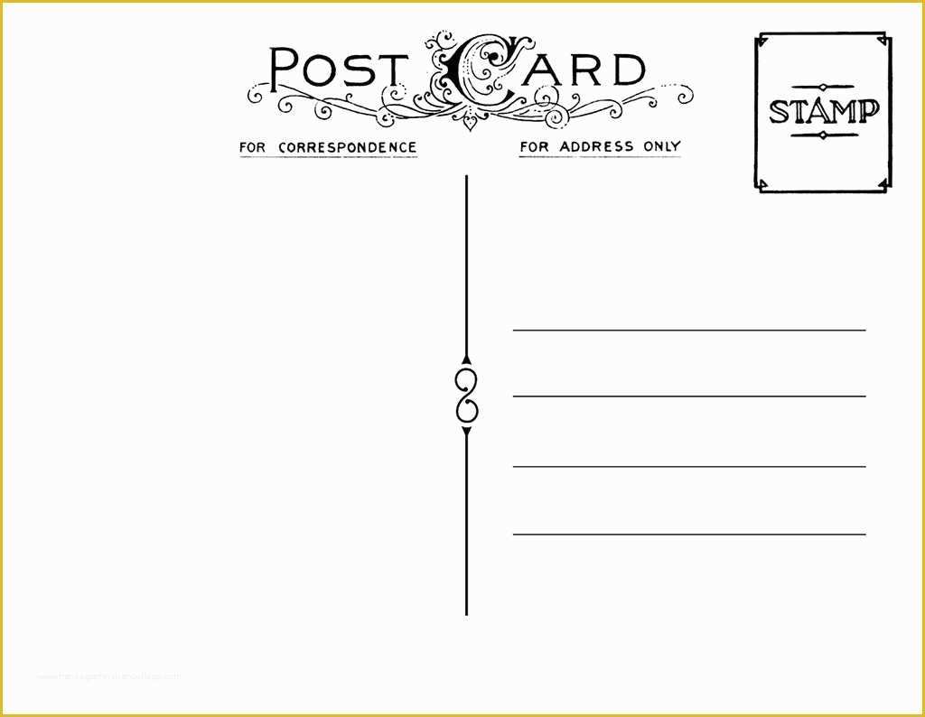 Free 4 6 Blank Postcard Template Of 8 Best Of Printable Index Cards