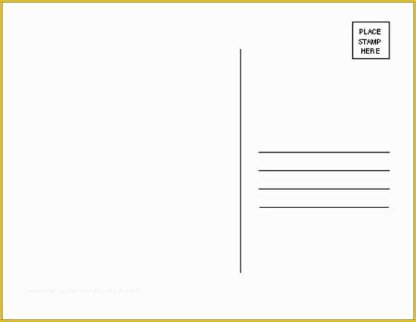 Free 4x6 Blank Postcard Template Of 19 Postcard Templates Free Psd Eps Ai format Download