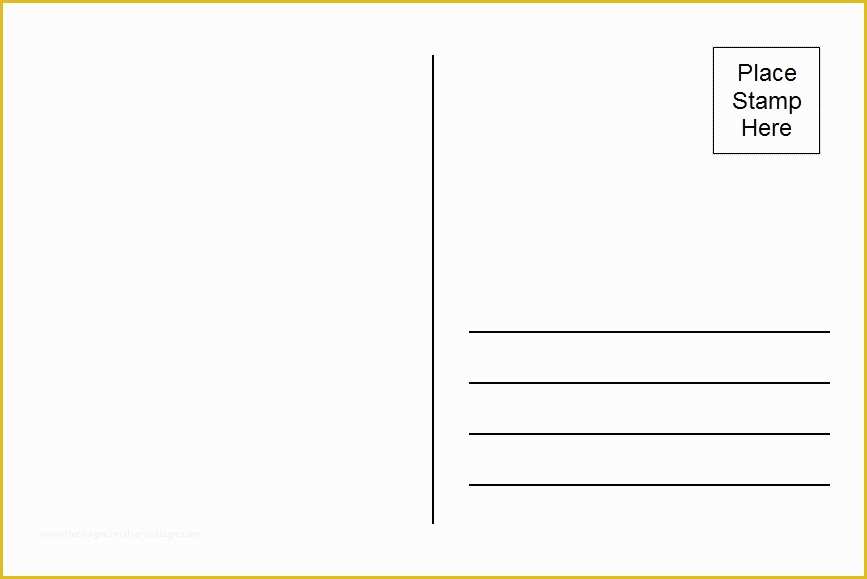 Free 4x6 Blank Postcard Template Of 4x6 Card Template for Word