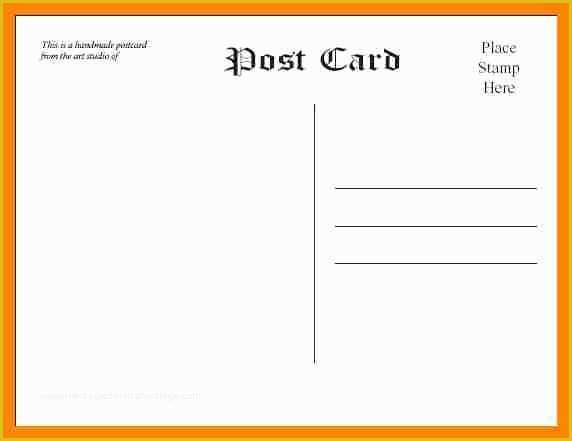 Free 4x6 Blank Postcard Template Of Free Postcard Templates Microsoft Word Ideasplataforma